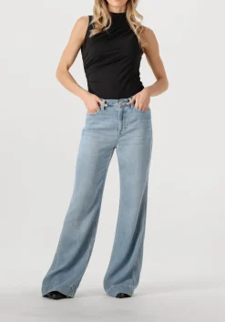 ROSEMUNDE e top billie sl drape top zwart Clearance