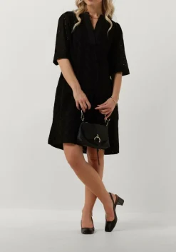 RUBY TUESDAY e mini jurk sabela half sleeves full embro short dress zwart Discount