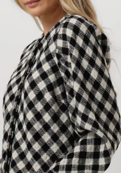 RUBY TUESDAY e vest meija blind placket top zwart