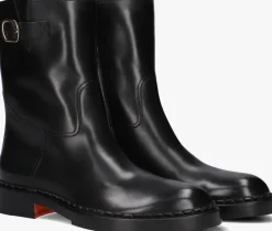 SANTONI e enkellaarsjes 70562 zwart New