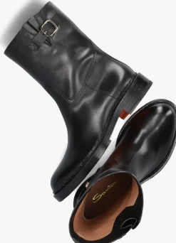 SANTONI e enkellaarsjes 70562 zwart New