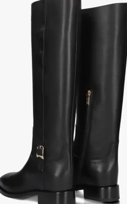 SANTONI e hoge laarzen led gesp laars zwart Clearance