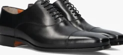 SANTONI e veterschoenen 15004 zwart Outlet