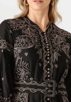 SCARLETT POPPIES e mini jurk berite short dress zwart Clearance