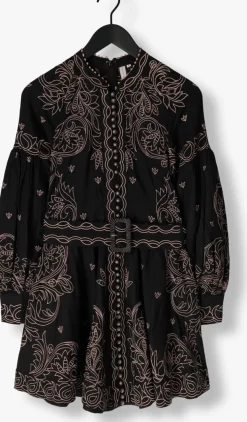 SCARLETT POPPIES e mini jurk berite short dress zwart Clearance