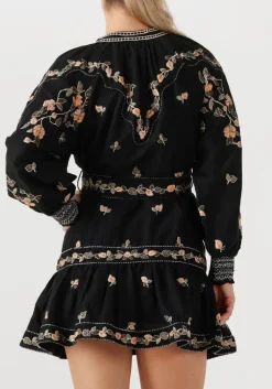 SCARLETT POPPIES e mini jurk fiucci short dress zwart Discount