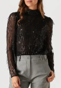 SECOND FEMALE e blouses tassel blouse zwart