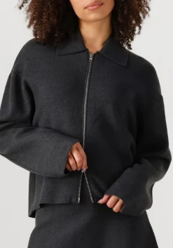 SECOND FEMALE e jack siv knit cardigan zwart New
