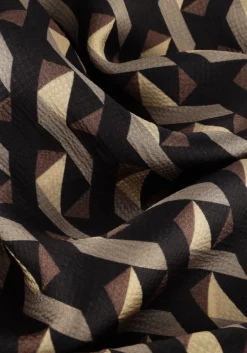 SECOND FEMALE e midi jurk hopi dress zwart Online