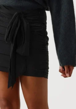 SECOND FEMALE e minirok festive skirt zwart Outlet