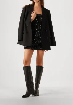 SECOND FEMALE e minirok flakes skirt zwart Clearance