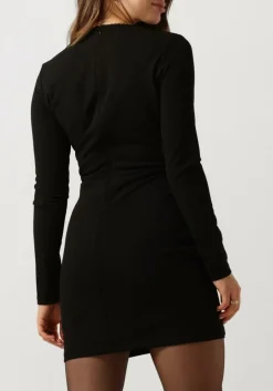 SECOND FEMALE e mini jurk kos short dress zwart Sale