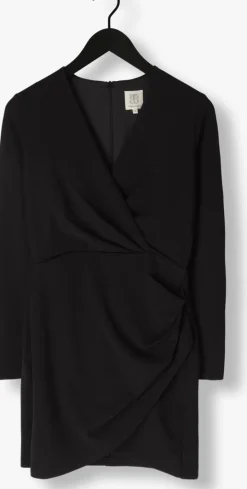 SECOND FEMALE e mini jurk kos short dress zwart Sale