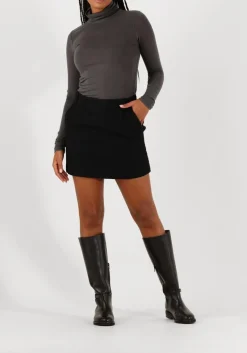 SECOND FEMALE e minirok malina mini skirt zwart Outlet