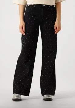 SECOND FEMALE e straight leg jeans jayden denim jeans zwart Hot