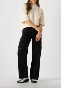 SECOND FEMALE e straight leg jeans jayden denim jeans zwart Hot