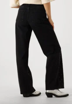 SECOND FEMALE e straight leg jeans jayden denim jeans zwart Hot