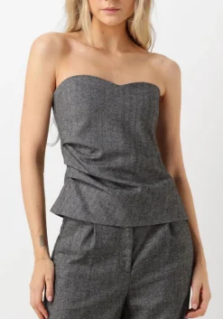 SECOND FEMALE e top waleria top zwart