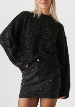 SECOND FEMALE e trui lamilla knit o-neck zwart Hot