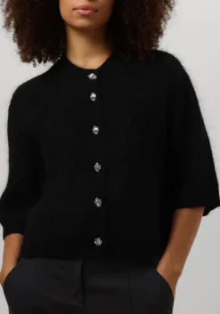 SECOND FEMALE e vest andria knit cardigan zwart Sale