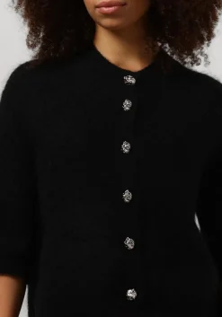 SECOND FEMALE e vest andria knit cardigan zwart Sale