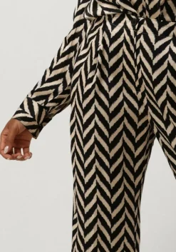 SECOND FEMALE e wijde broek ashlen trousers zwart Hot