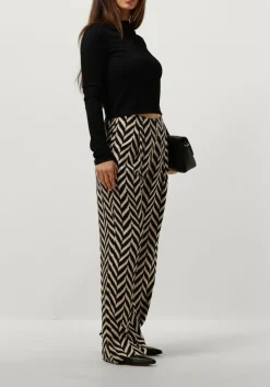 SECOND FEMALE e wijde broek ashlen trousers zwart Hot