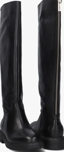 SHABBIES e hoge laarzen duck tala zwart Online