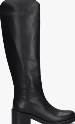 SHABBIES e hoge laarzen lakey ride zwart