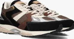 SHABBIES e lage sneakers abbey run zwart Sale