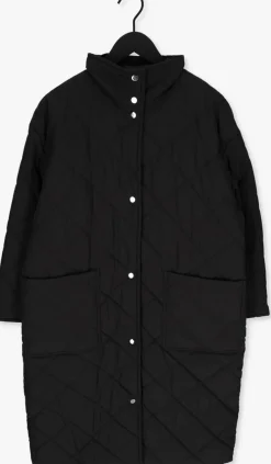 STAND STUDIO e gewatteerde jas sage coat zwart Hot