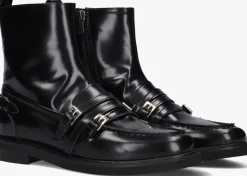 STEFANO LAURAN e enkellaarsjes 12096 zwart Clearance