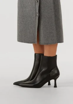 STEFANO LAURAN e enkellaarsjes botin zwart Outlet