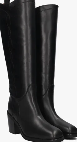 STEFANO LAURAN e hoge laarzen b5631 zwart Clearance