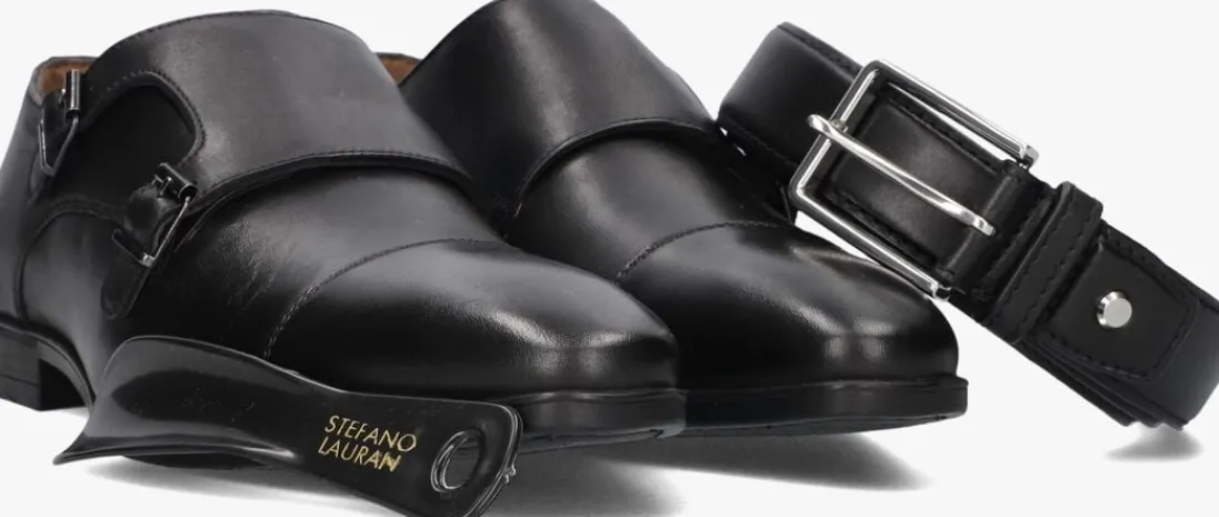 STEFANO LAURAN e nette schoenen gesp zwart Best