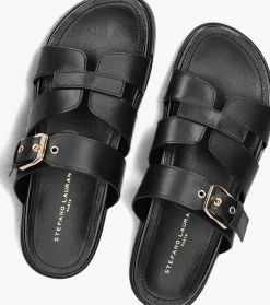 STEFANO LAURAN e slippers 89863 1661 zwart Online