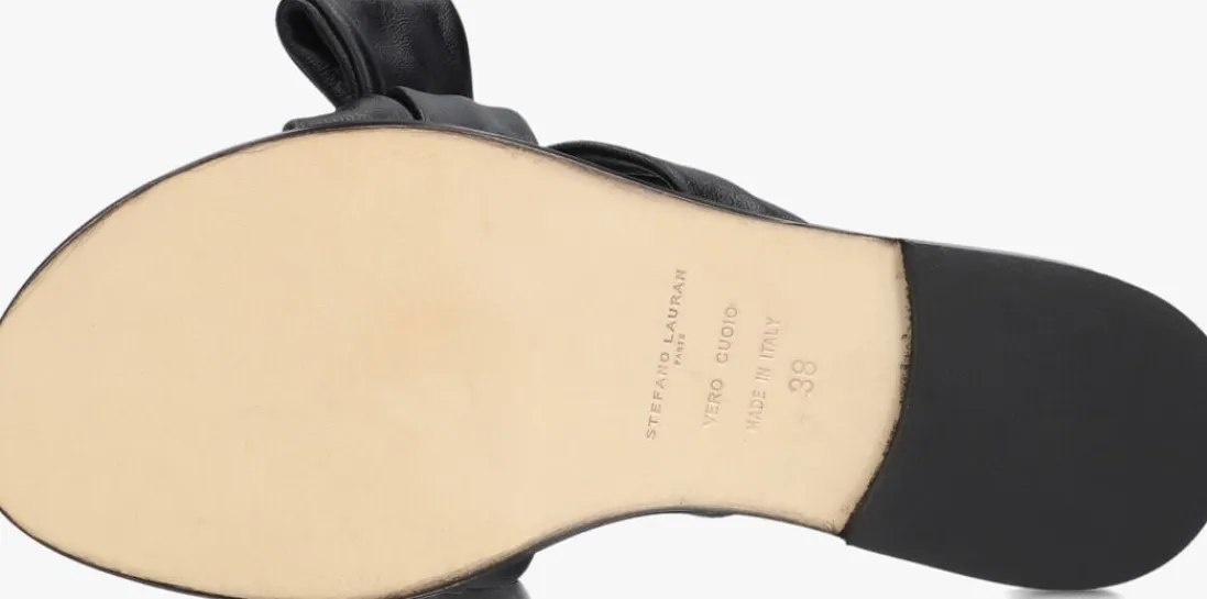 STEFANO LAURAN e slippers 24153 zwart Best