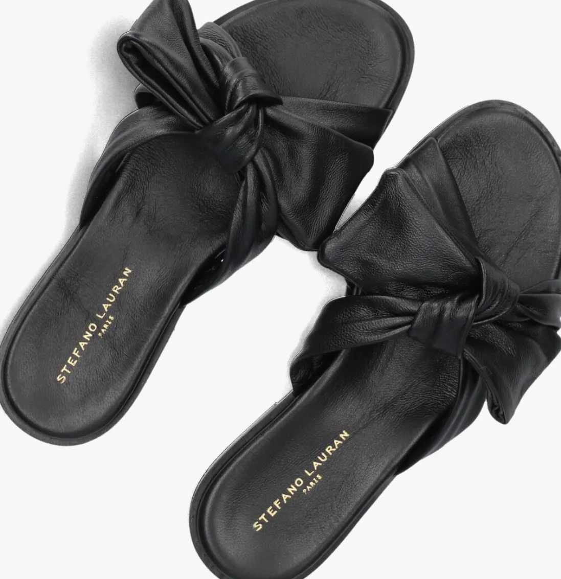 STEFANO LAURAN e slippers 24153 zwart Best