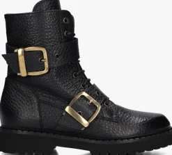 STEFANO LAURAN e veterboots 9637 zwart Hot