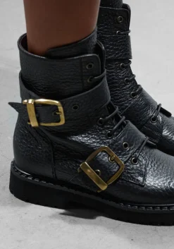 STEFANO LAURAN e veterboots 9637 zwart Hot