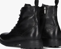 STEFANO LAURAN e veterboots 3551 zwart Outlet