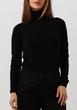 SUMMUM e coltrui sweater turtle neck basic knit (7s5529) zwart New