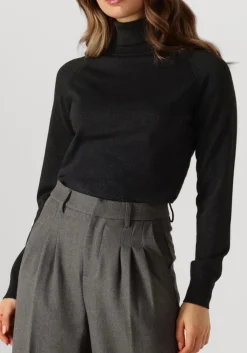 SUMMUM e coltrui turtle neck sweater soft zwart Clearance