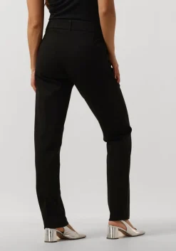 SUMMUM e flared broek trousers punto milano zwart Sale