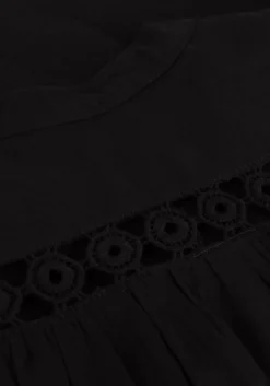 SUMMUM e midi jurk dress cotton voile zwart Clearance