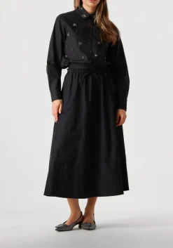 SUMMUM e midirok skirt taft zwart Discount