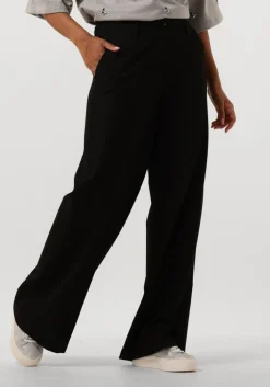 SUMMUM e pantalon trousers viscose blend stretch zwart Outlet