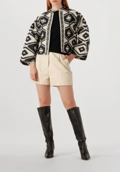 SUMMUM e top short sleeve sweater zwart New