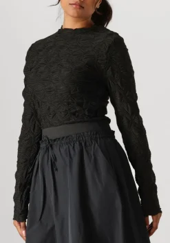 SUMMUM e tops & t-shirts top spider mesh zwart Hot