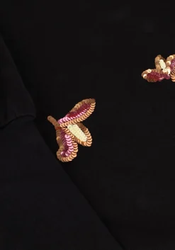 SUMMUM e trui puff sleeve embellished sweater zwart Sale